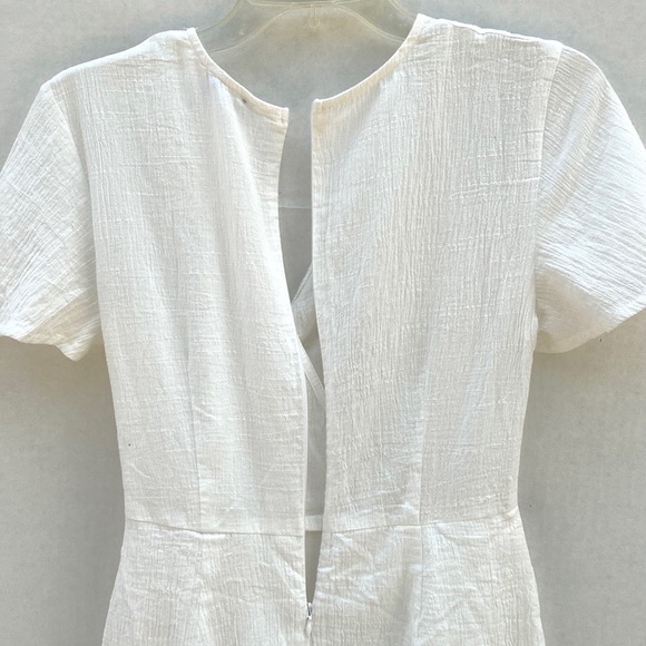 Princess Polly Womens size 4 Company for One white wrap dress-DEFECT👇🏼 - Picture 6 of 9